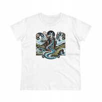 Koszulka T-shirt damski nadruk SŁOWIAŃSKI BÓG WELES XL