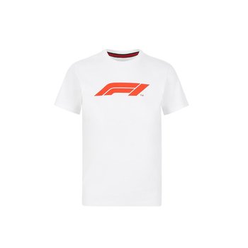 Koszulka t-shirt dziecięca Logo biała Formula 1 2021 - 116 cm (dzieci) - FORMULA 1