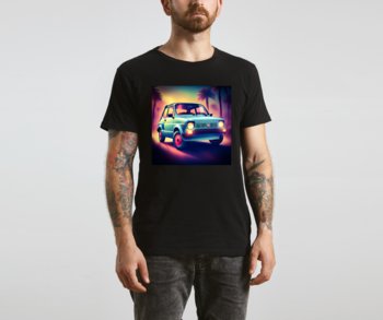 Koszulka T-Shirt Maluch Fiat 126p rozmiar XS z nadrukiem nadruk auto samochód - Inna marka