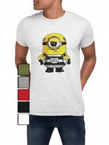 Koszulka T-Shirt Męska Z Nadrukiem Minionki Gru Dru Bajka - Xl