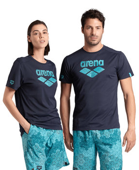 Koszulka T-shirt sportowy casual męski damski Arena Logo Navy R.S - Arena