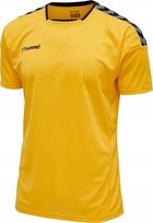 Koszulka T-shirt sprtowa krótki rękaw żółty Hummel Authentic r.128