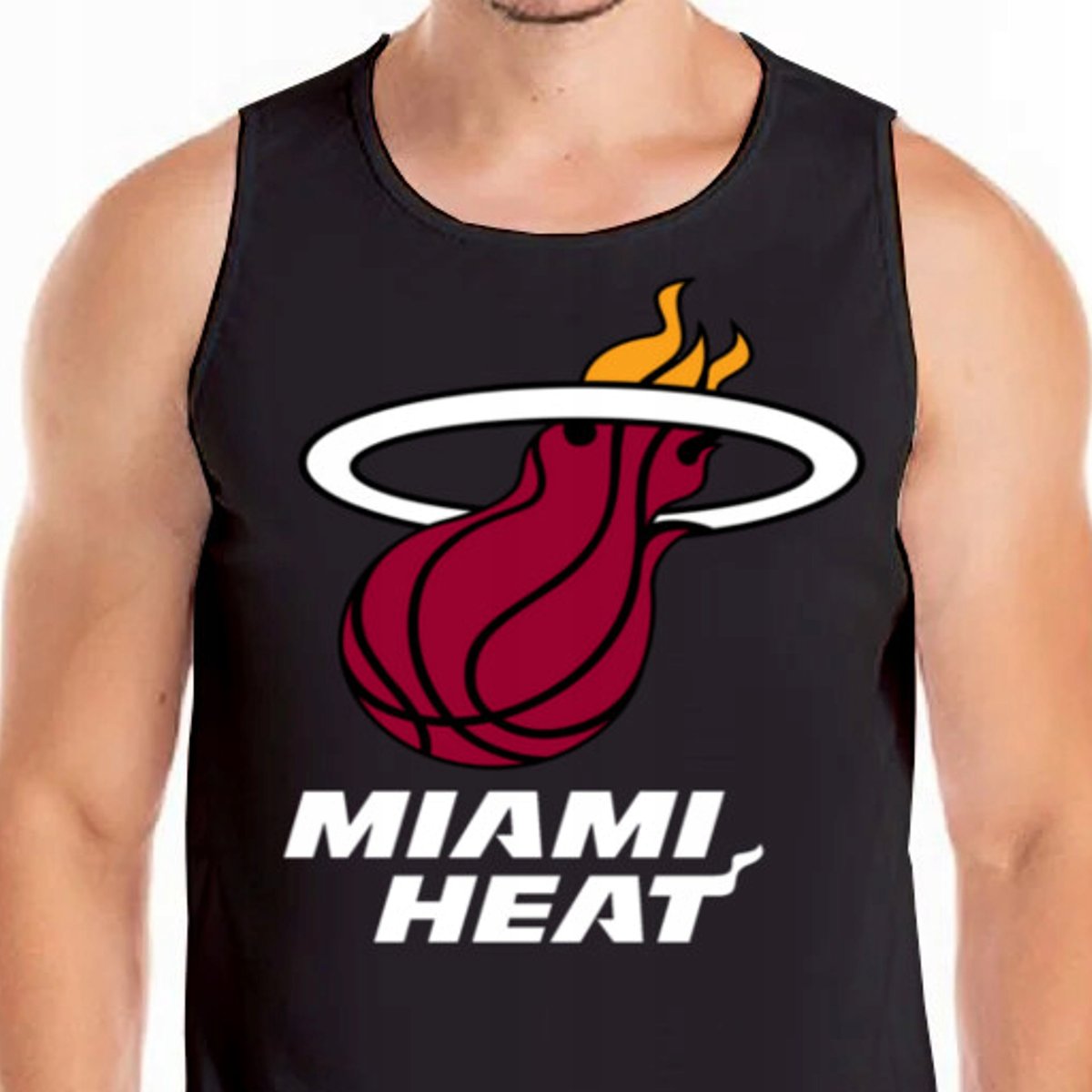 KOSZULKA TANK TOP MIAMI HEAT NBA XXL 0478 CZARNA - Inna marka | Moda ...