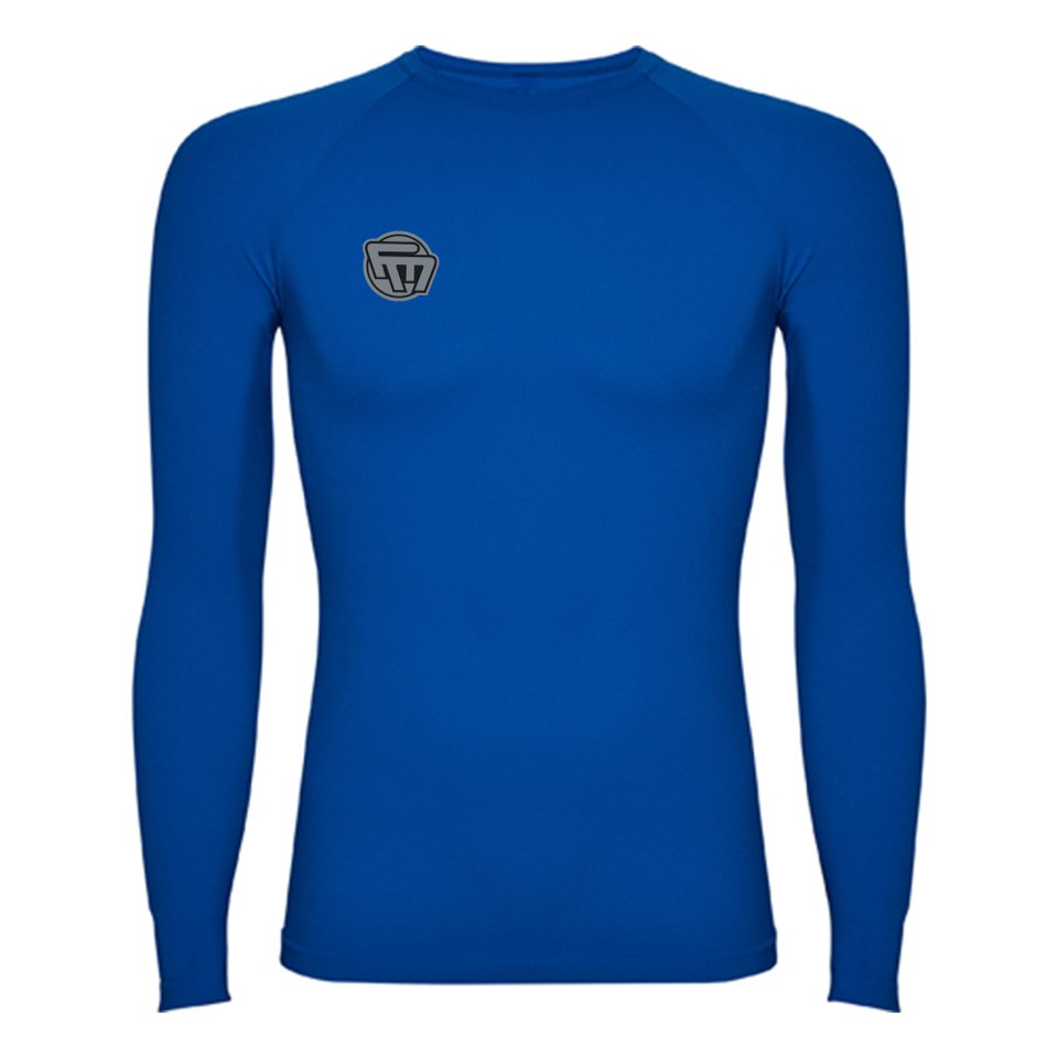 Zdjęcia - Bielizna termoaktywna Masters Koszulka Termoaktywna Football  Niebieska 3Xs/2Xs 