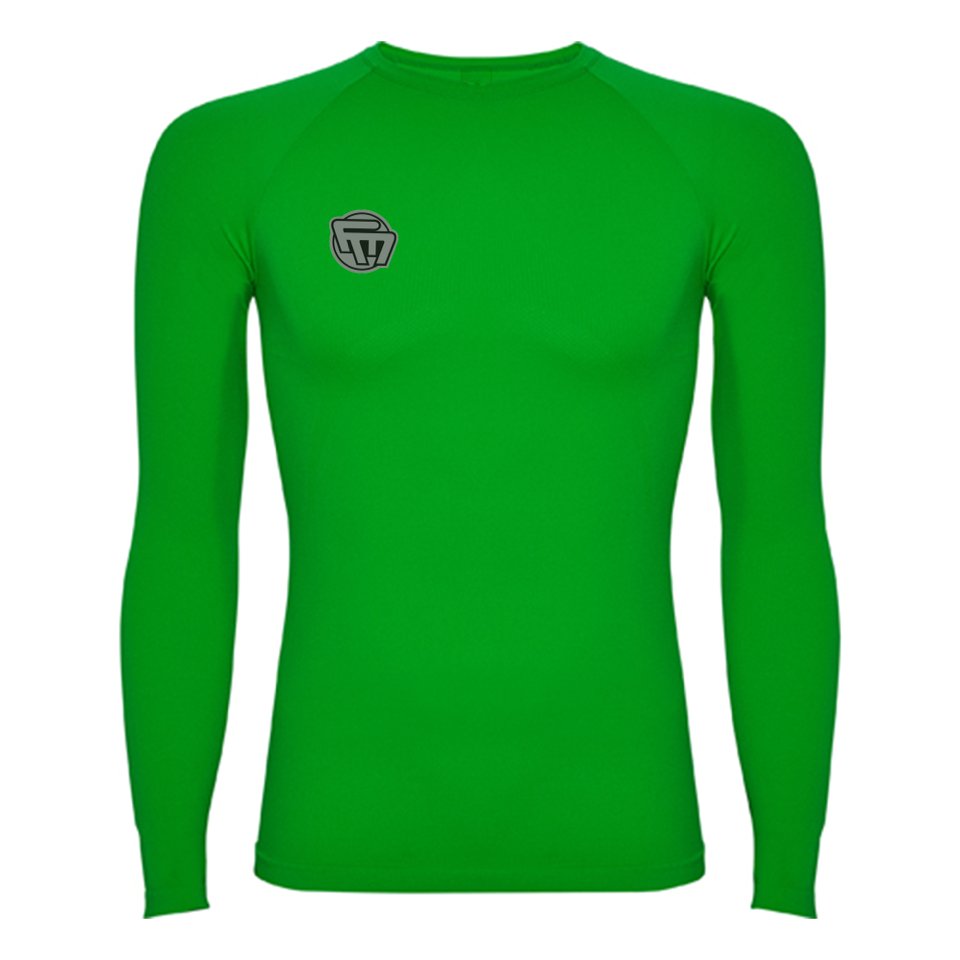Zdjęcia - Bielizna termoaktywna Koszulka Termoaktywna Football Masters Zielona 3Xs/2Xs