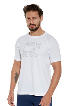 Koszulka termoaktywna męska Brubeck Aerate SS13860 biały - S - BRUBECK