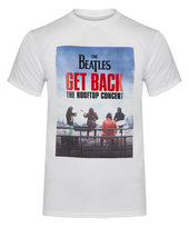 koszulka  THE BEATLES - ROOFTOP CONCERT WHITE-L Inna marka