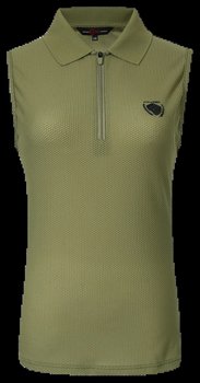 Koszulka top COVALLIERO 24SS damska zielona, rozmiar: S - Covalliero