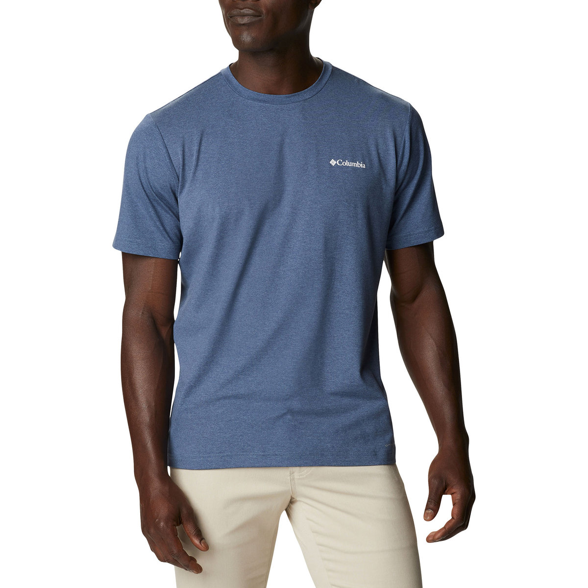 Koszulka trekkingowa męska Columbia Tech Trail Graphic Tee niebieska ...