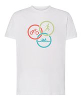 Koszulka Triatlon Sport Wyzwanie Biała XL