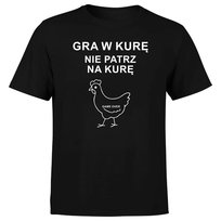 koszulka tshirt z nadrukiem gra w kurę kura zabawna śmieszna MEM 3XL ARTEX FASHION