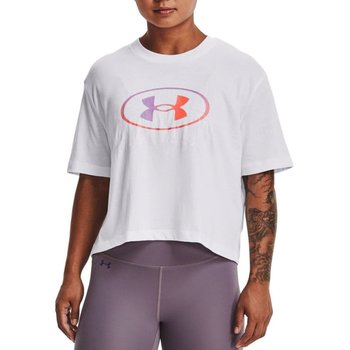 Koszulka Under Armour Live Novelty Silo SS W 1369881 (kolor Biały, rozmiar M) - Under Armour