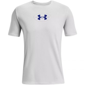 Koszulka Under Armour Repeat Ss graphics M 1371264 (kolor Szary/Srebrny, rozmiar L) - Under Armour