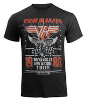 koszulka VAN HALEN - INVASION TOUR '80-L Inna marka