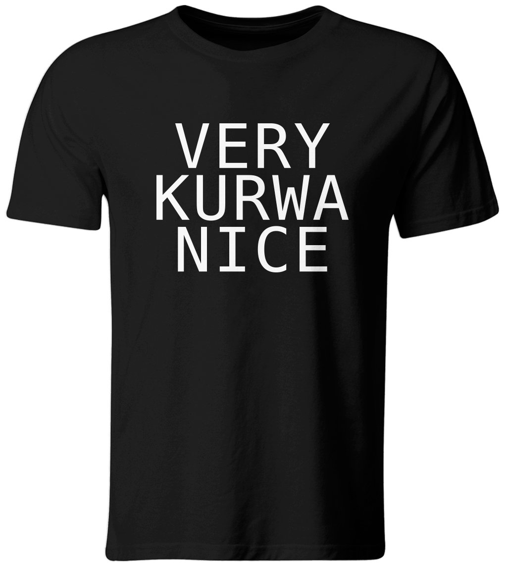 Koszulka Very Kur a Nice mieszny T shirt Roz L GiTees Moda 