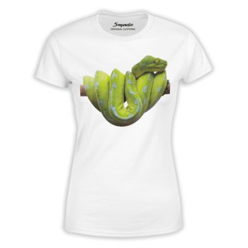 Koszulka wąż pyton zielony-L - 5made