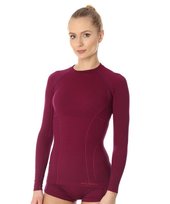 Koszulka wełniana z długim rękawem damska Brubeck ACTIVE WOOL BRUBECK