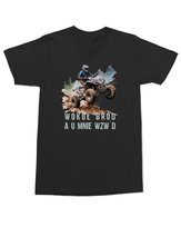 Koszulka Wokół bród a u mnie wzwód Quad Sport Cross Czarna L