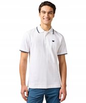 Koszulka Wrangler POLO SHIRT 112365466 White S