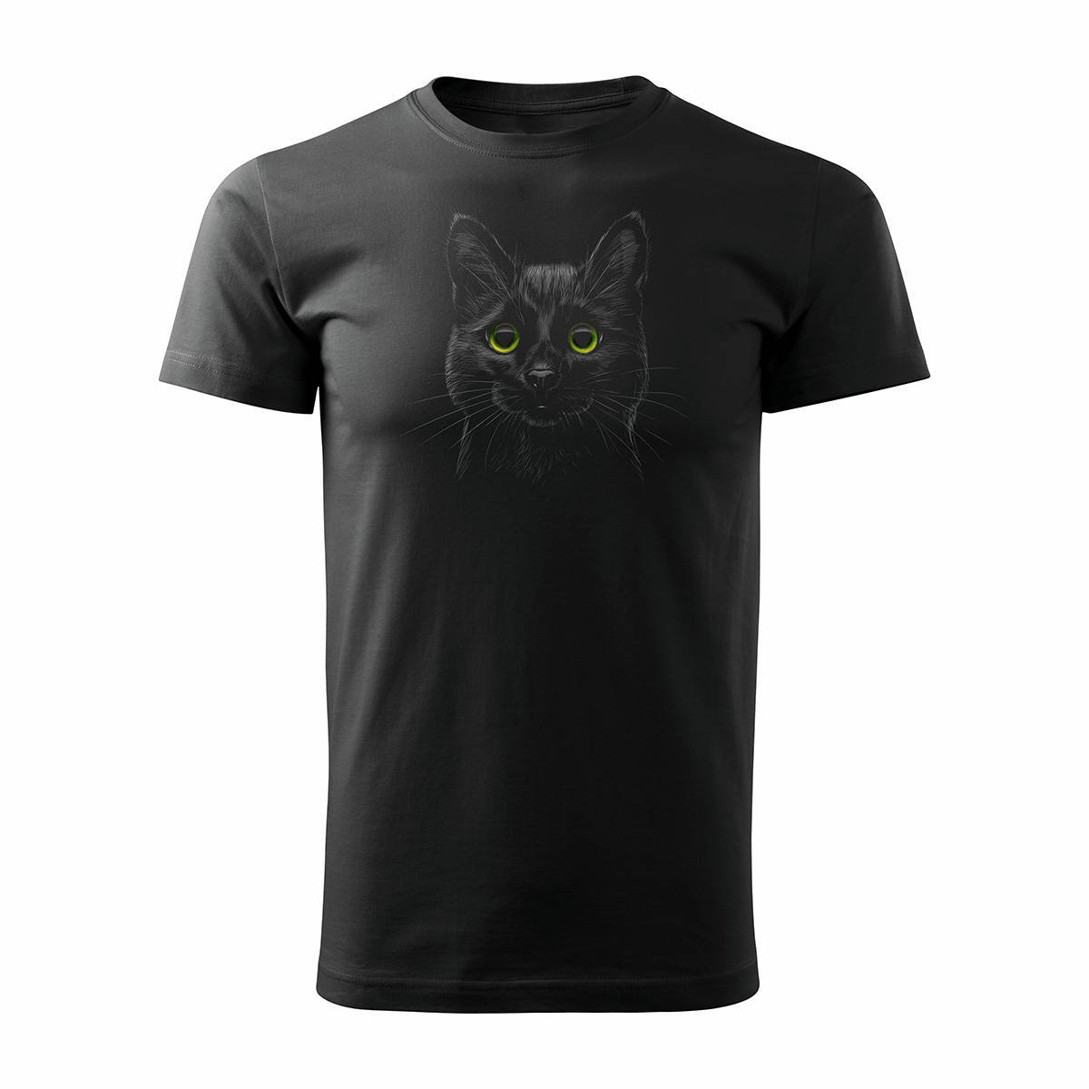 Koszulka z kotem kot kotek z kotkiem męska czarna-L - TUCANOS | Moda ...