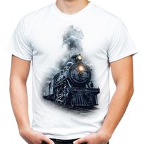 Koszulka z lokomotywą męska L JHK