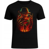 KOSZULKA Z NADRUKIEM FREDDY KRUGER FILM HORROR BAWEŁNIANA NA PREZENT 3XL Szumila