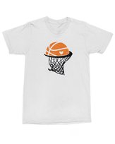 Koszulka z nadrukiem Miłość do koszykówki Prezent NBA Piłka Biała M TeeLove