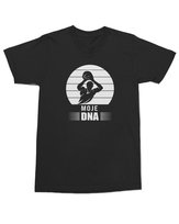 Koszulka z nadrukiem Moje DNA koszykówka Dla Kibica na Mecz Czarna L