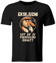 Koszulka z Nadrukiem Nosacza, Śmieszny T-shirt, roz. L GiTees