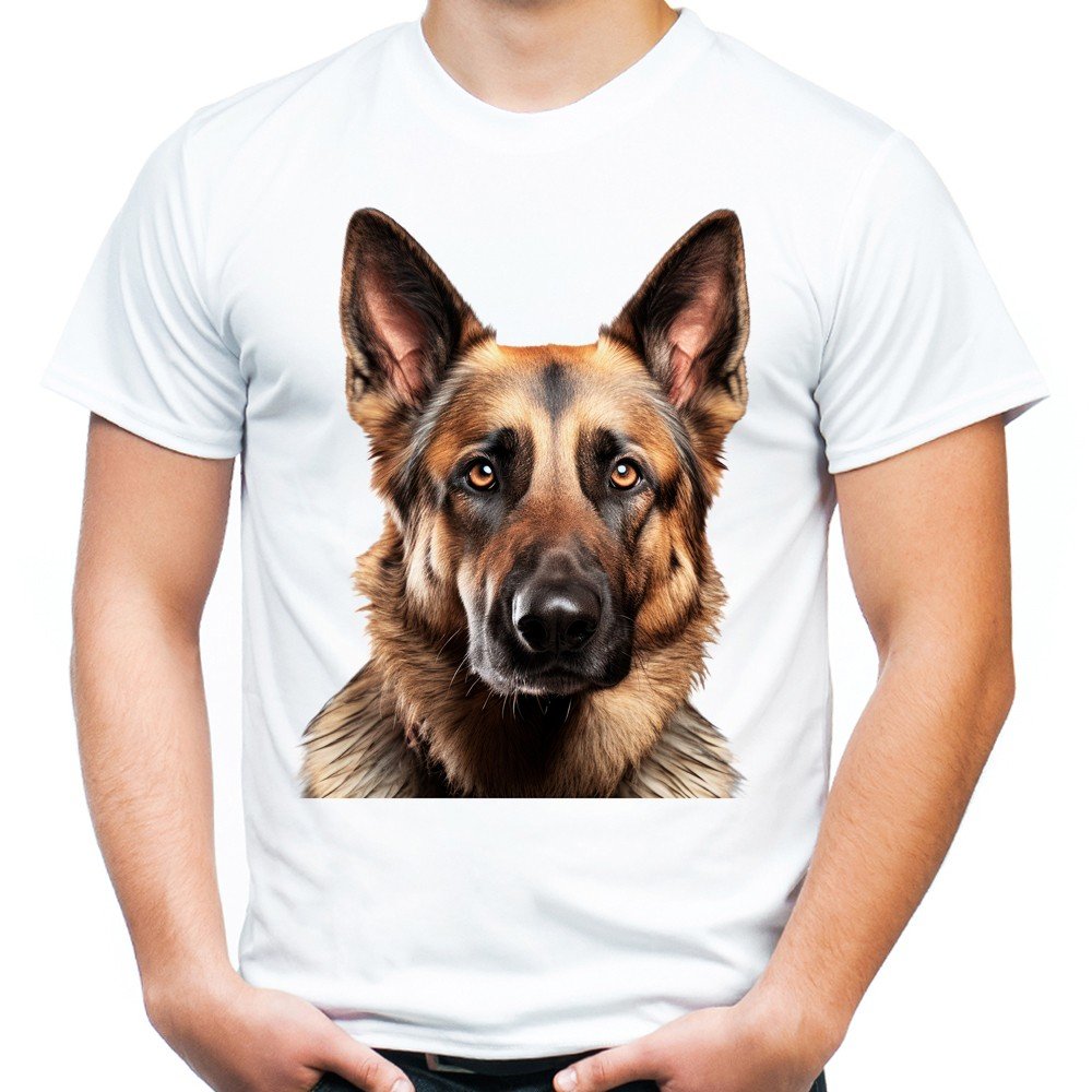 Koszulka z owczarkiem niemieckim męska L - JHK | Moda Sklep EMPIK.COM