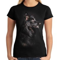 Koszulka z psem Border Collie damska XS