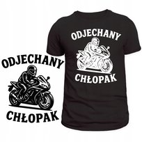 KOSZULKA Z SUPER NADRUKIEM ODJECHANY CHŁOPAK PREZENT NA DZIEŃ CHŁOPAKA M Szumila