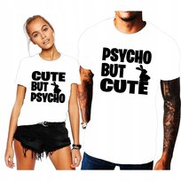 Koszulki Dla Par Cute But Psycho Zestaw Dla Zakochanych Walentynki Xl