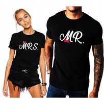 Koszulki Dla Par Par Mr Mrs Dla Zakochanych Na Walentynki Xxl