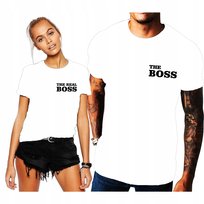 Koszulki Dla Par The Boss The Real Boss Dla Zakochanych Na Walentynki Xl