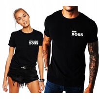 Koszulki Dla Par The Boss The Real Boss Dla Zakochanych Na Walentynki Xxl