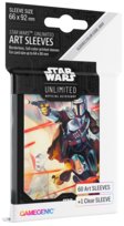 KOSZULKI NA KARTY 60 szt Gamegenic SWU  Art Sleeves Mandalorian  ( 66 x 92 mm ) MORION