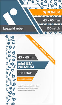 Koszulki na karty Mini USA Premium, Rebel - Rebel