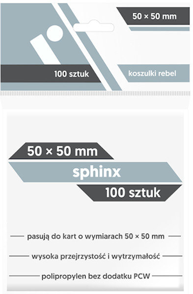 Koszulki na karty Sphinx, Rebel, karty do gry