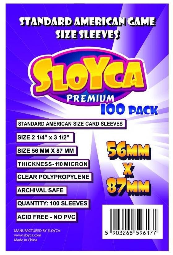 Koszulki Standard American Premium 56x87mm(100szt) SLOYCA