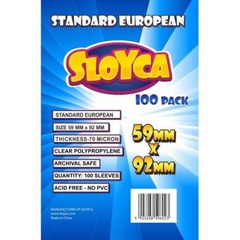 Koszulki Standard European 59x92mm (100szt) SLOYCA - Baldar