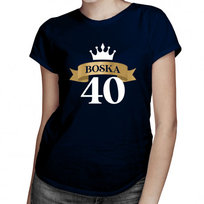 Koszulkowy, Koszulka damska, Boska 40, rozmiar M Koszulkowy