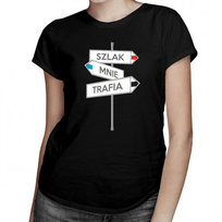 Koszulkowy, Koszulka damska, Szlak mnie trafia, rozmiar M