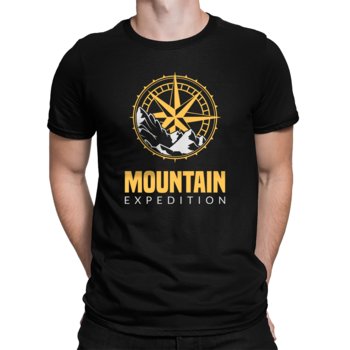 Koszulkowy, Koszulka męska, Mountain expedition dla miłośnika gór, rozmiar XL