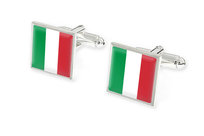 Koszulowe Spinki Z Flagą Włoch