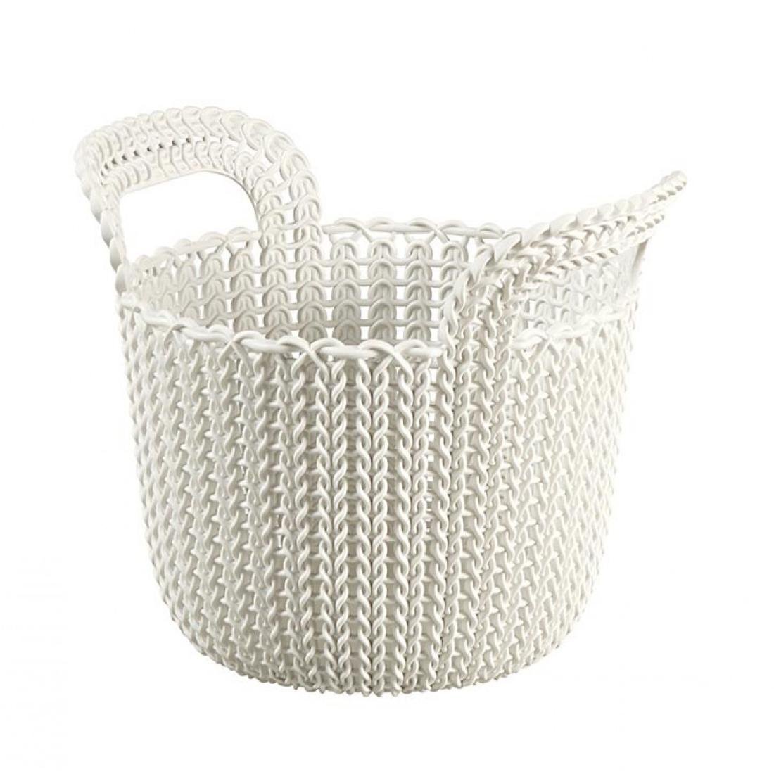 Koszyk CURVER Knit, kremowy, 3 l