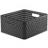 Koszyk do przechowywania kwadratowy 14 L COUNTRY antracyt