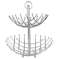 Koszyk metalowy na owoce, 40 cm, 2-poziomowy Secret de Gourmet