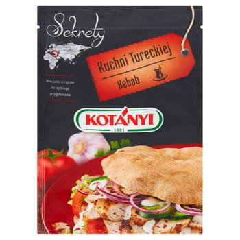 Kotanyi Sekrety Kuchni Tureckiej - Kebab Mieszanka Przypraw 20G - Kotanyi