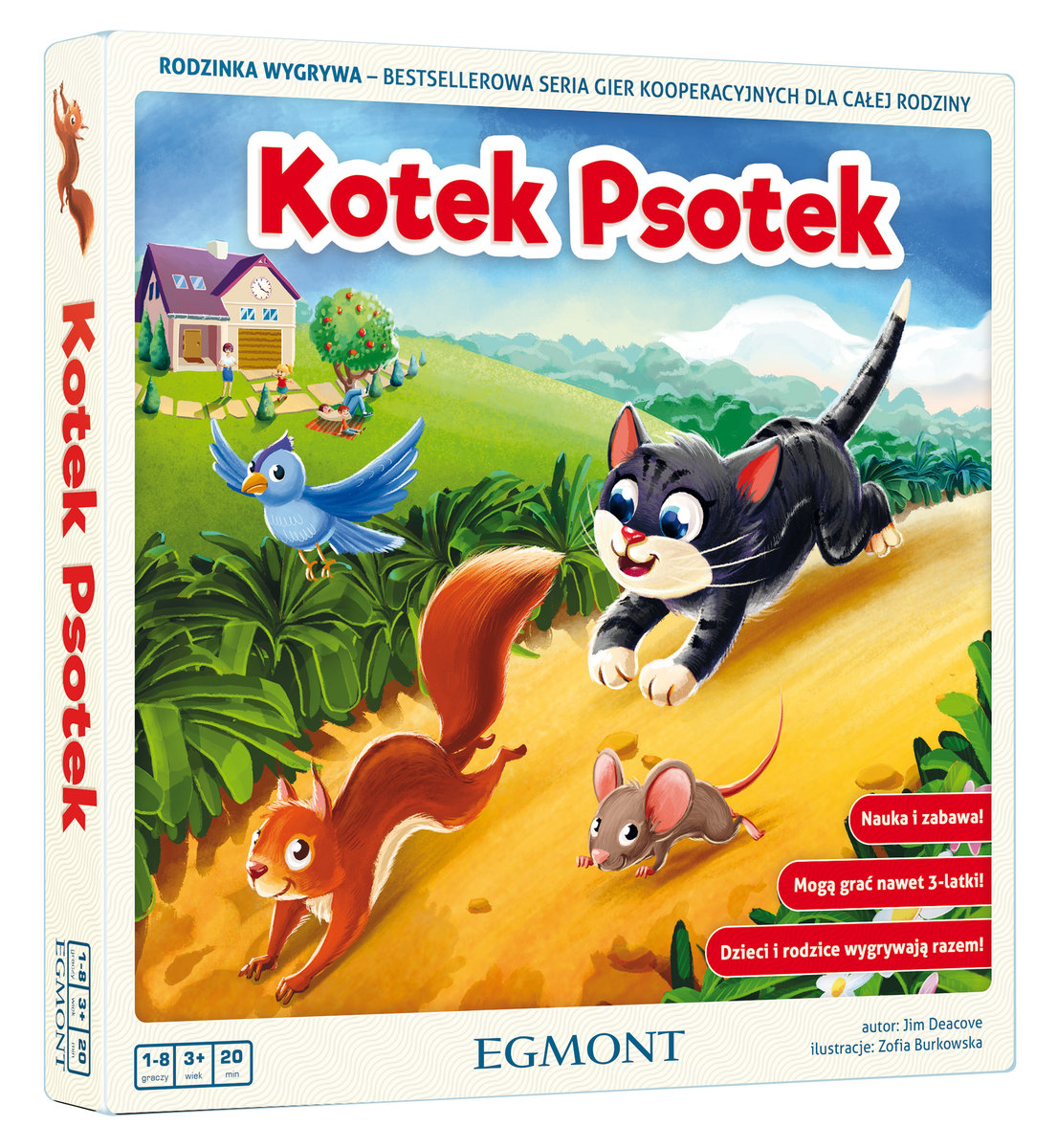 Kotek Psotek, gra rodzinna, Egmont